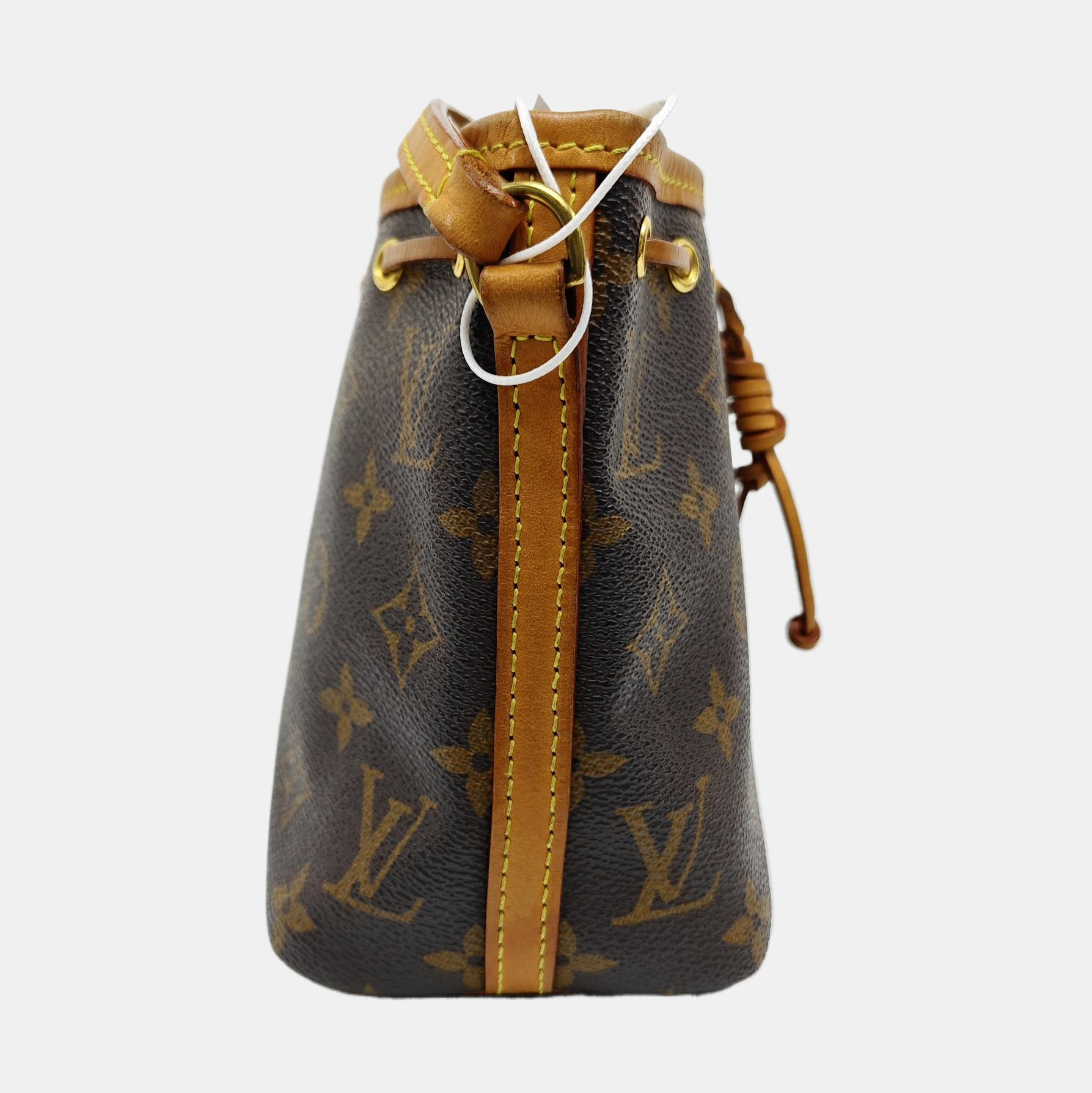 NÉONOÉ Nano Monogram Coated Canvas Brown