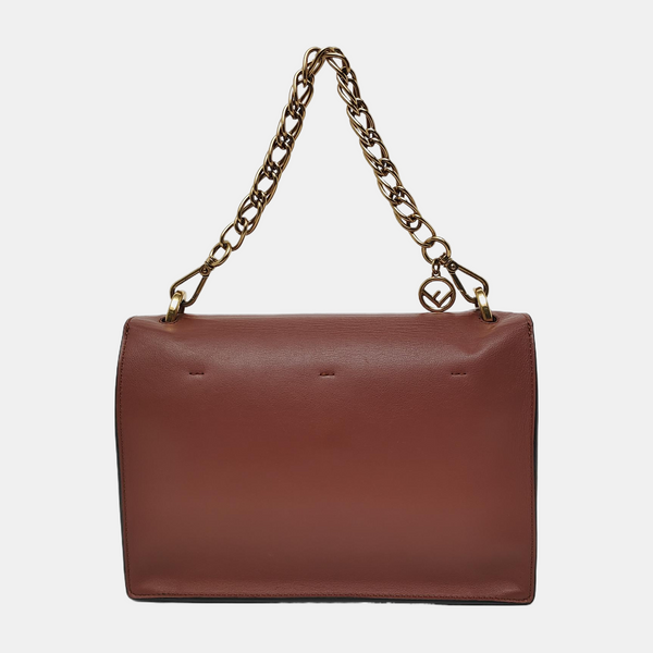 Authenticated pre-owned  Kan U Small Calfskin Brown - Shoulder Bag at Looply