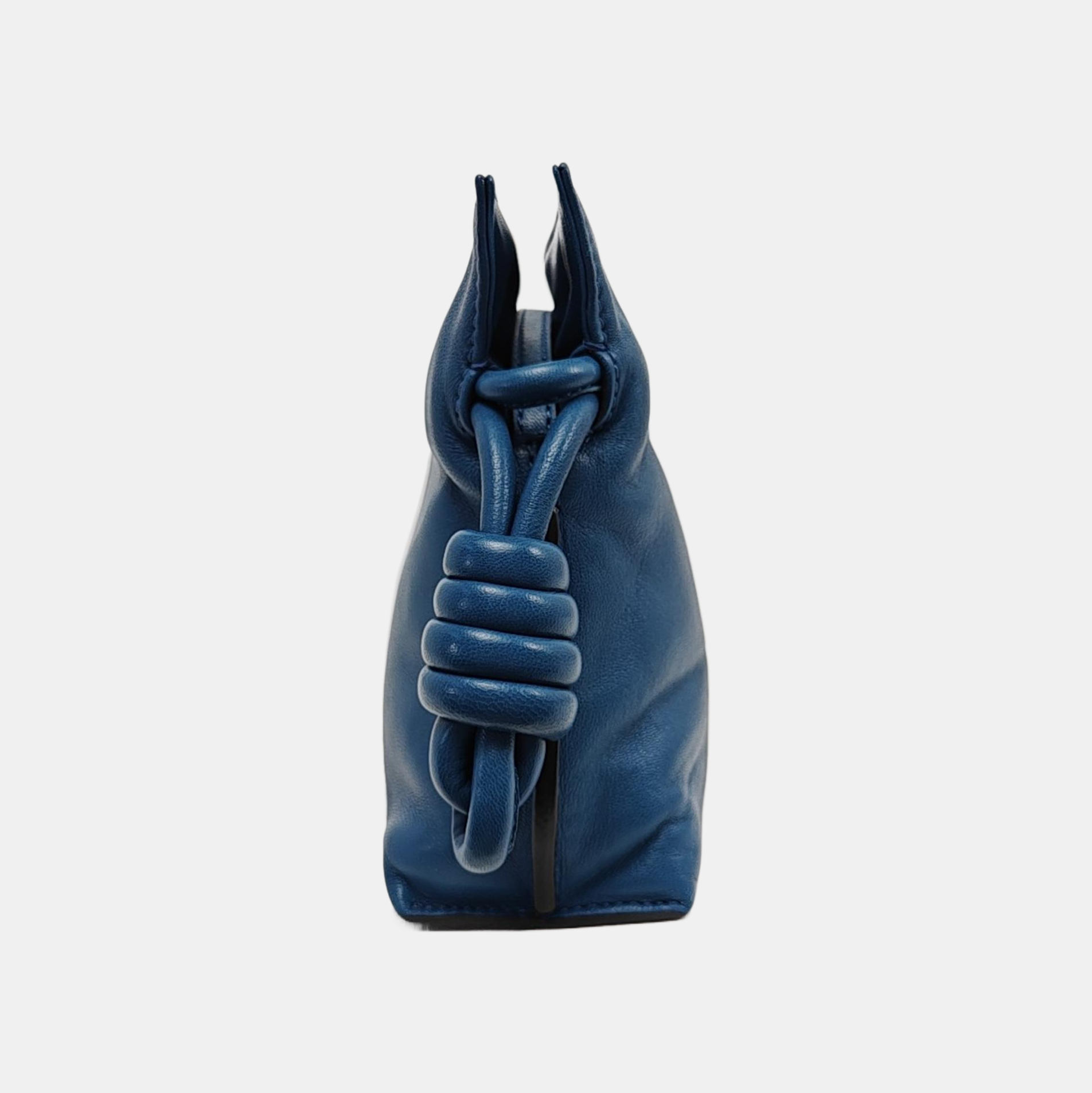 Authenticated pre-owned  Flamenco Calfskin Blue - Shoulder Bag at Looply