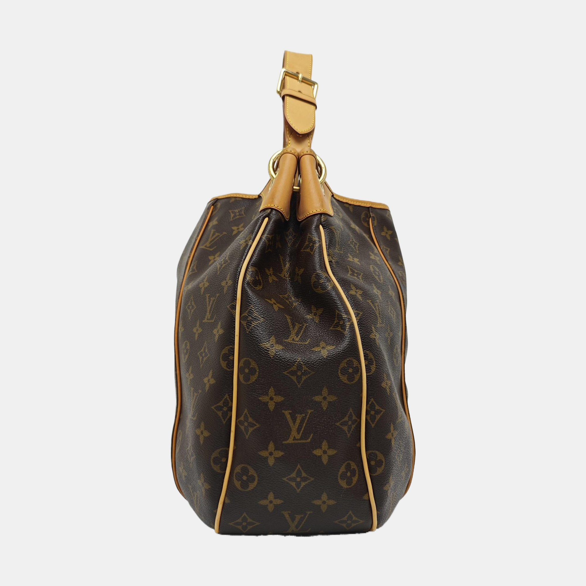 GALLIERA GM Monogram Coated Canvas Brown