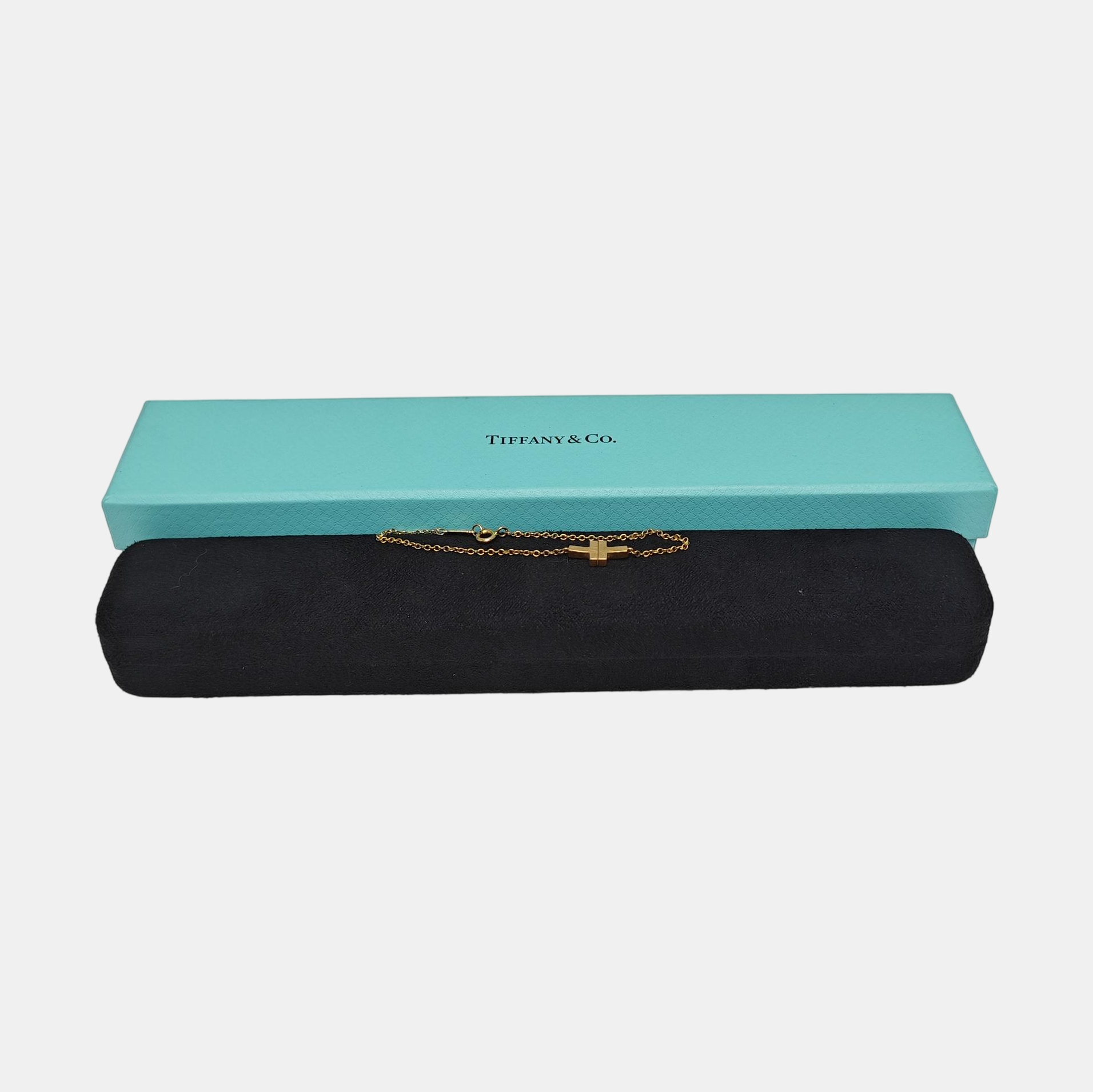 Tiffany T 18k Rose Gold Bracelet