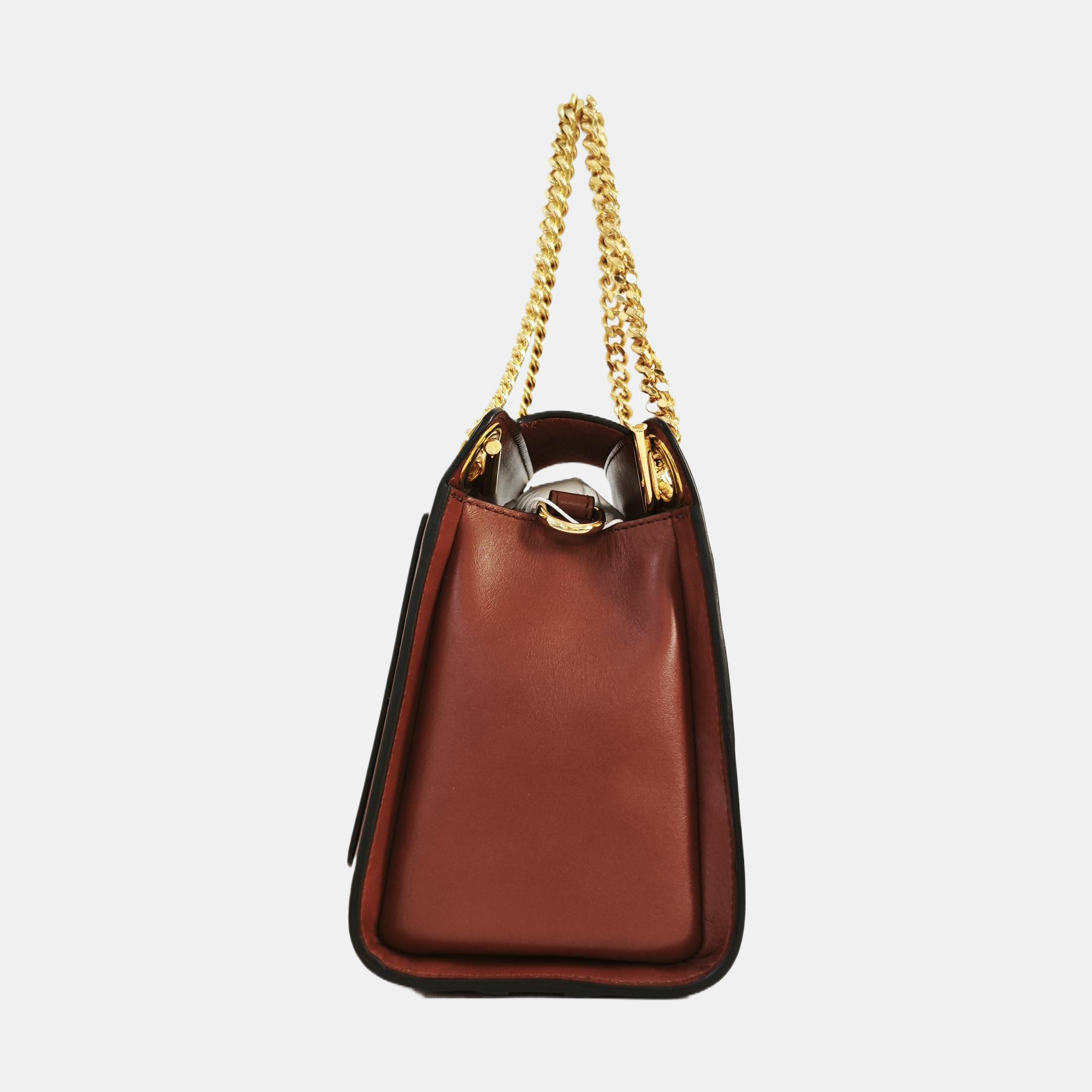 Annie Mini Calfskin Brown