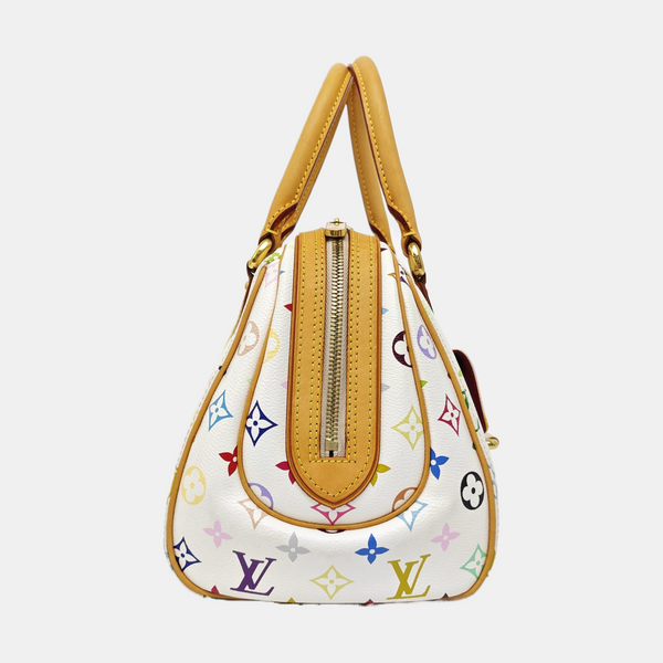 LV × TM PRISCILLA Monogram Coated Canvas White