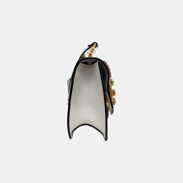 Miu Lady Calfskin White