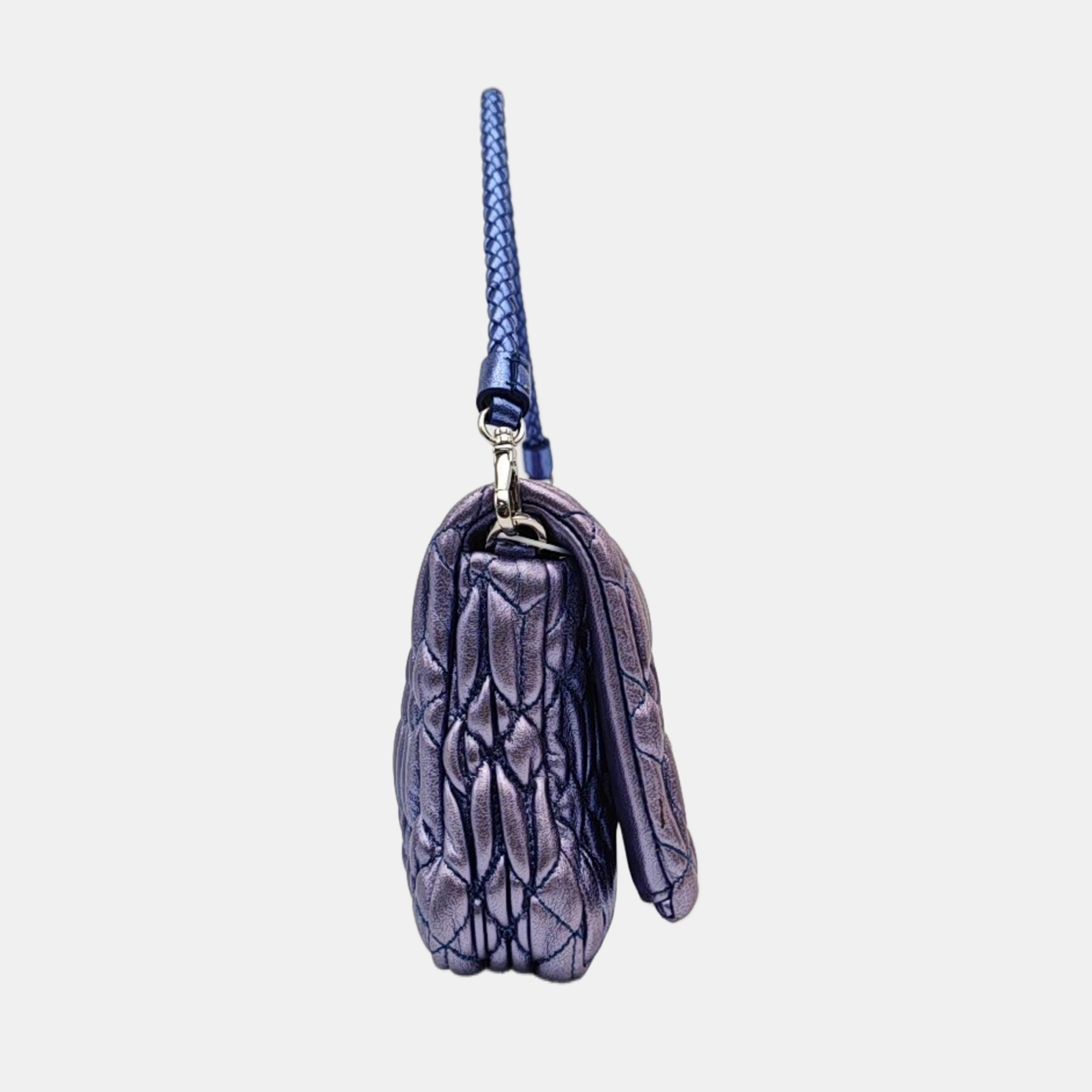 Crystal Quilted Lambskin Purple