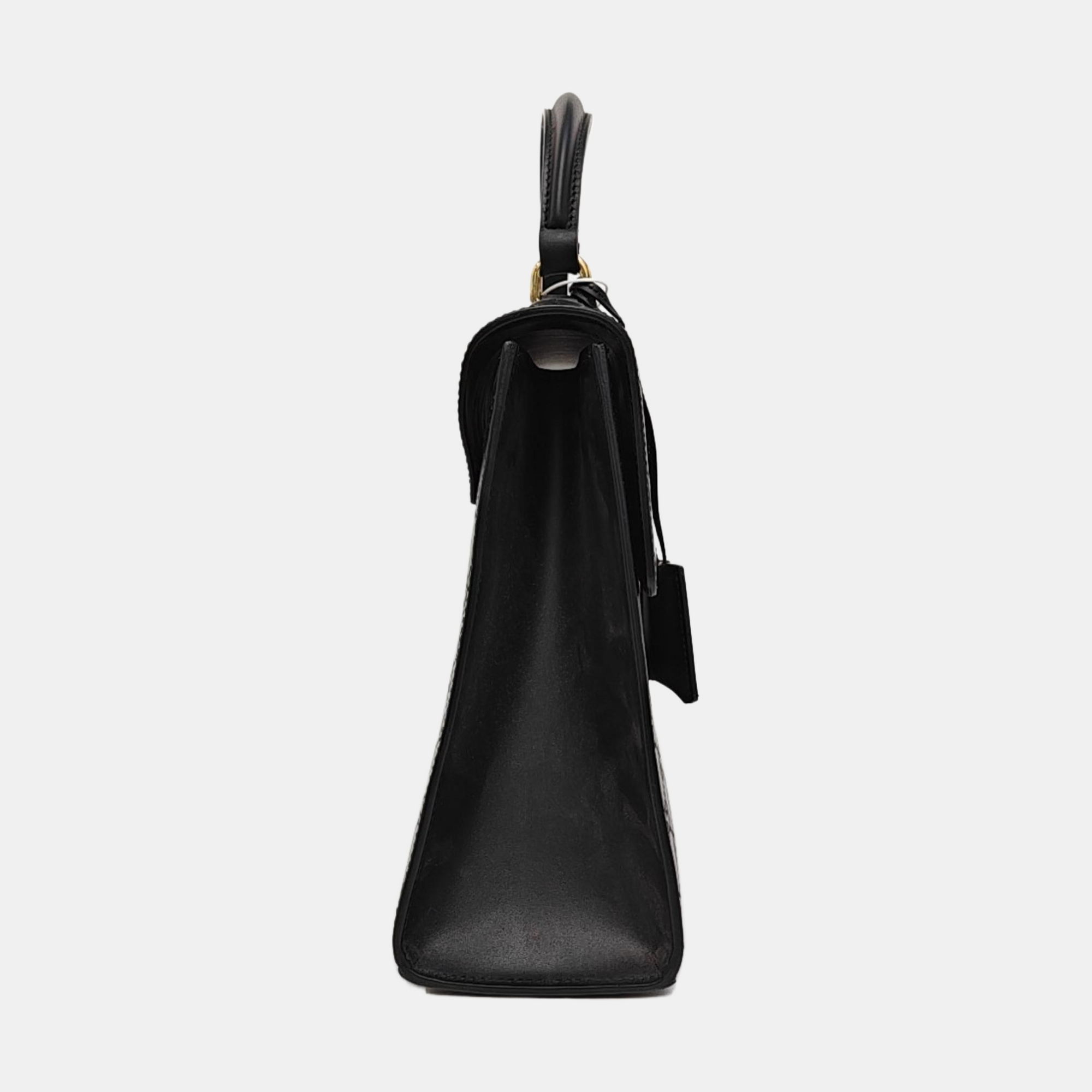 Padlock Medium Monogram Calfskin Black