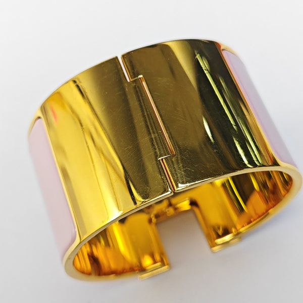 Clic H Metal Gold Bangle