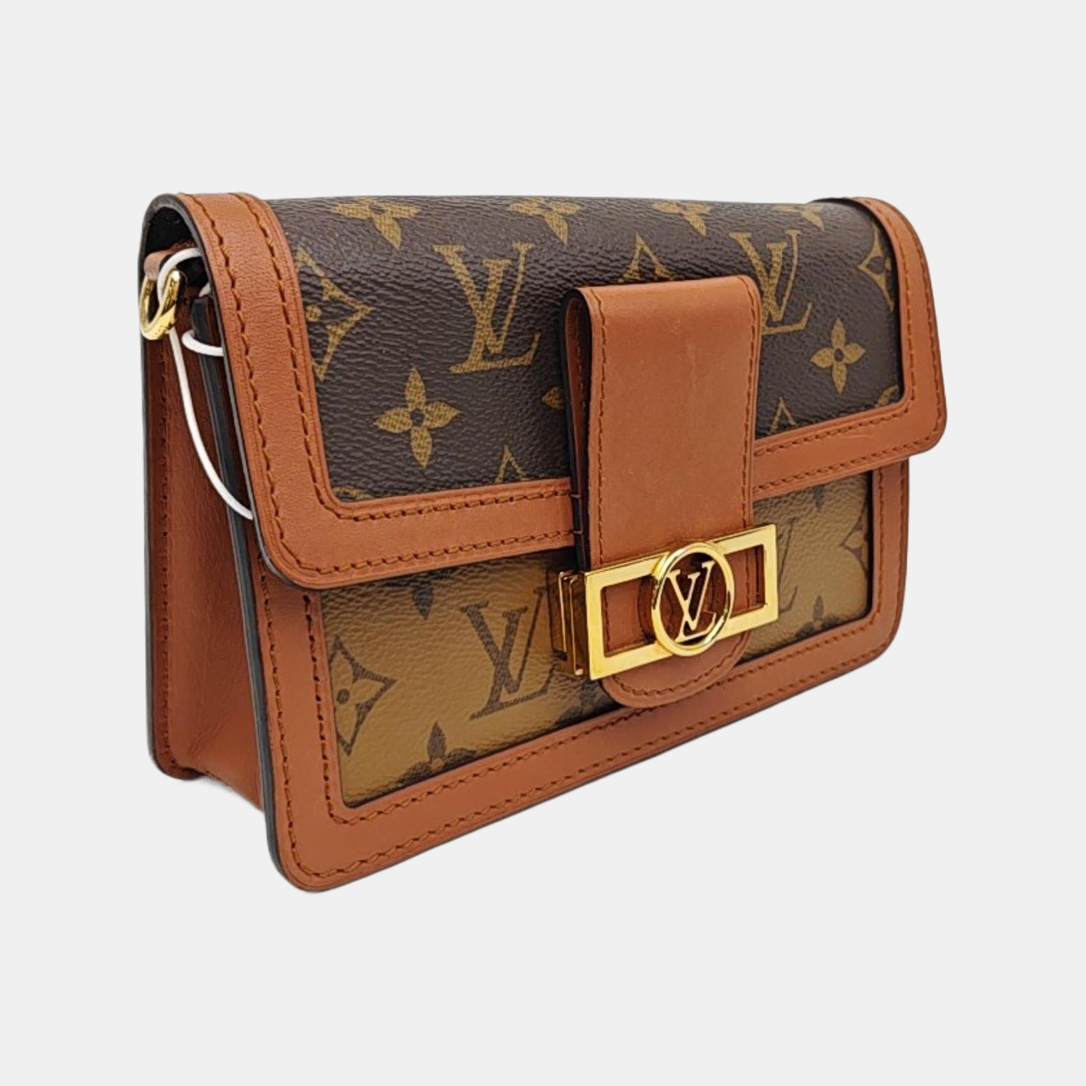 DAUPHINE Monogram Coated Canvas Brown
