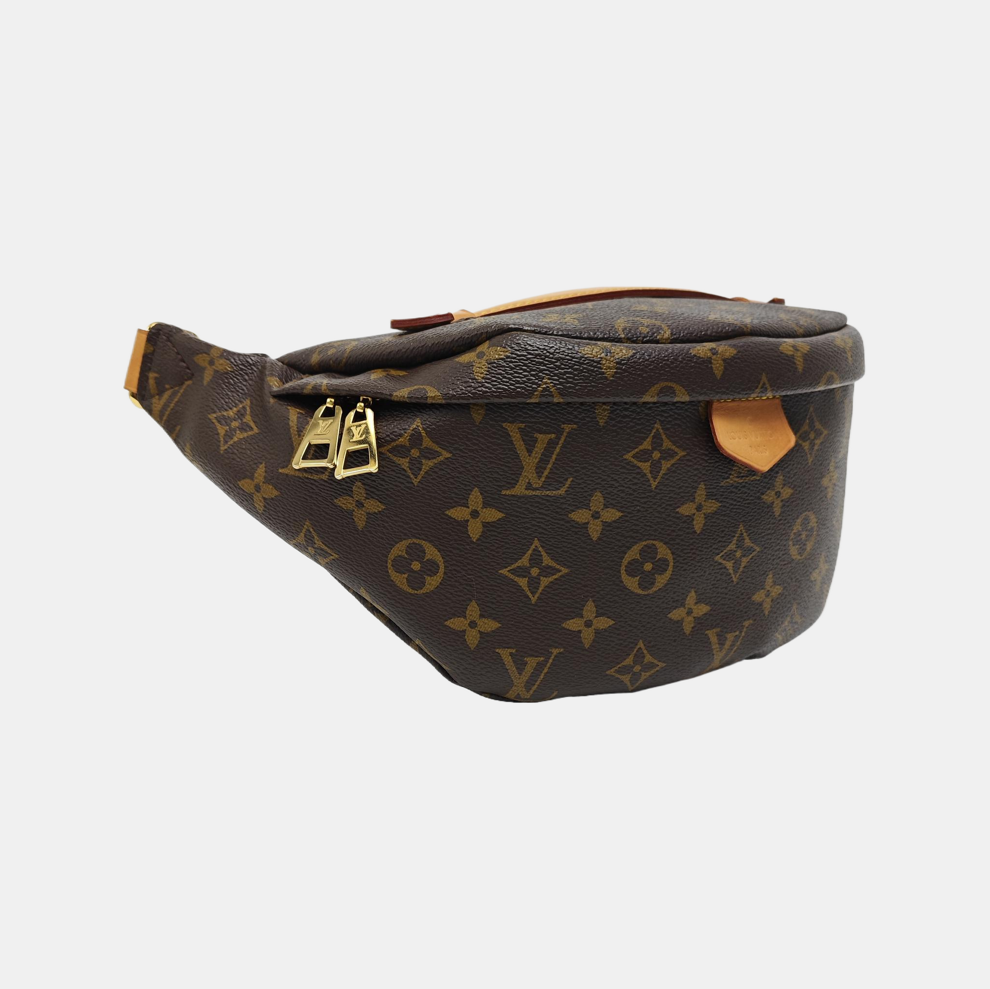 BUMBAG Monogram Coated Canvas Brown