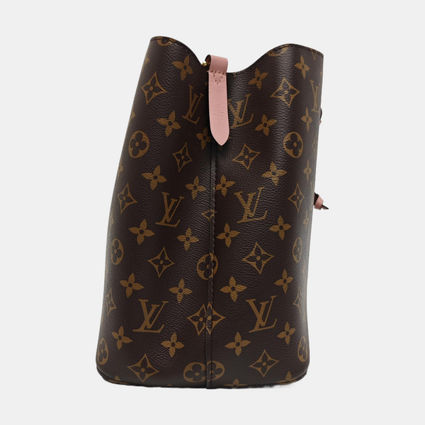 NÉONOÉ MM Monogram Coated Canvas Brown