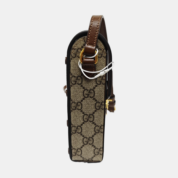 Horsebit 1955 Mini Coated Canvas Beige