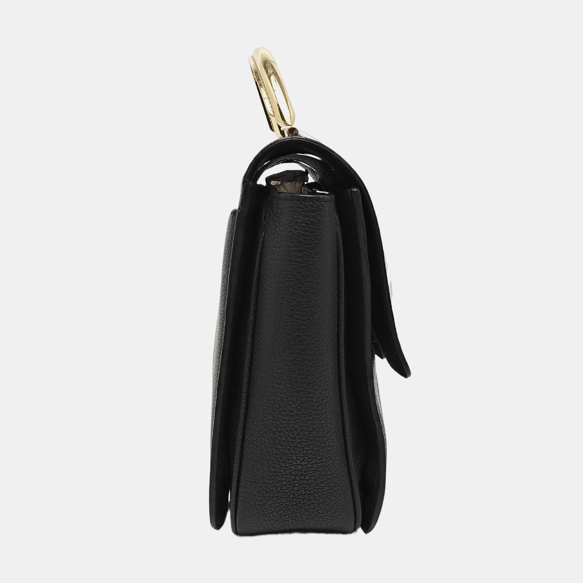 Calfskin Shoulder Bag Black