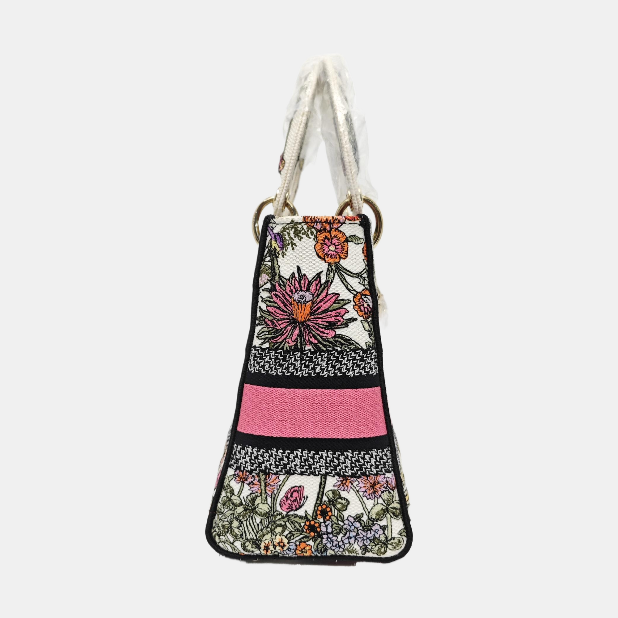 Lady D-Lite Medium Canvas Multicolor