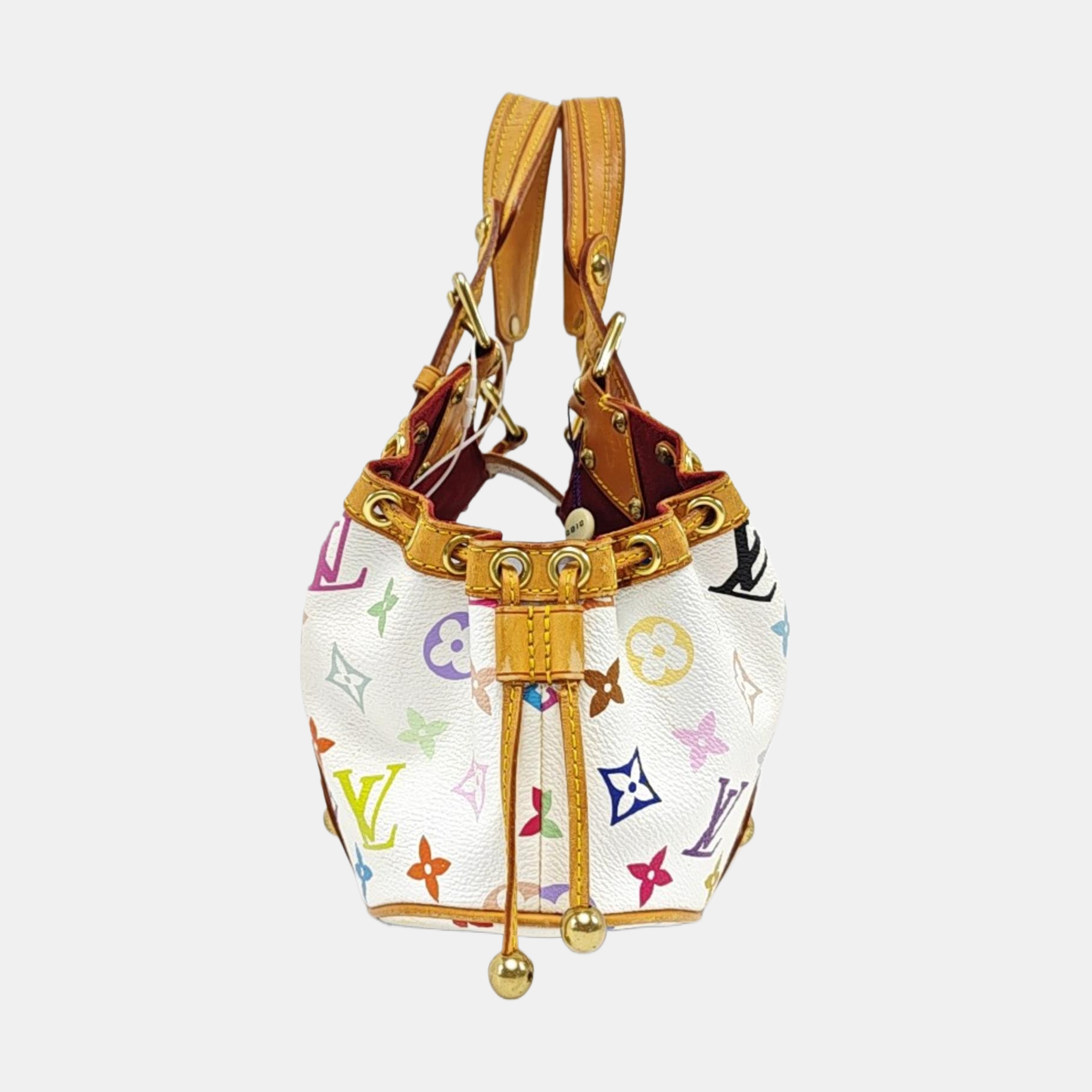 LV × TM THEDA GM Monogram Coated Canvas White