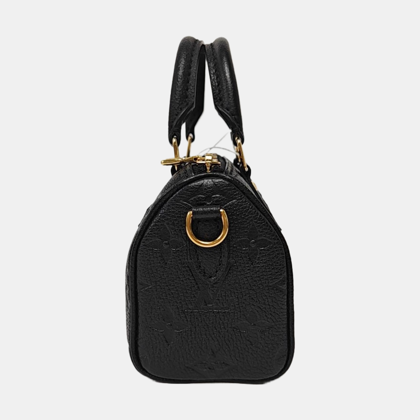 SPEEDY Nano Monogram Calfskin Black
