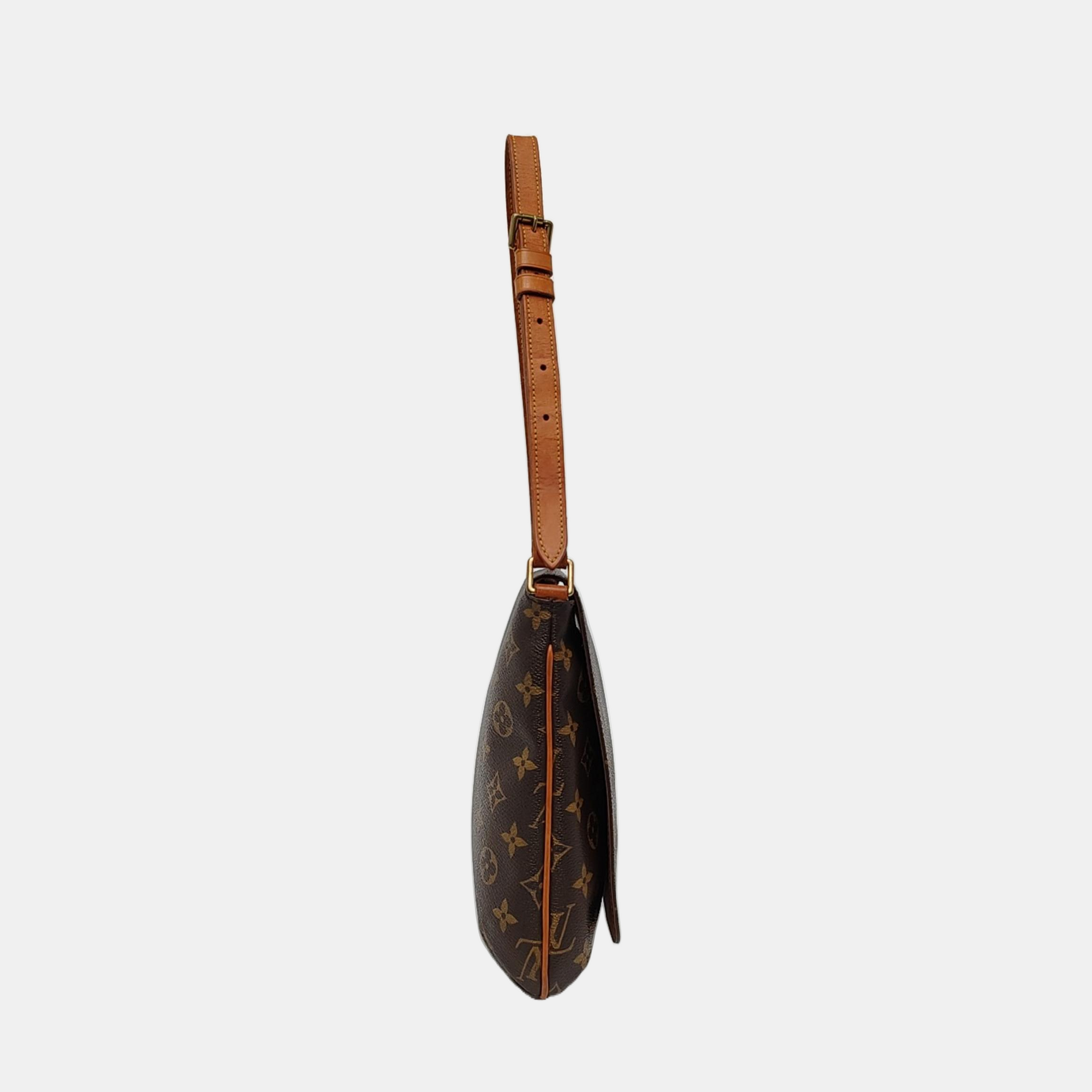 MUSETTE TANGO Monogram Coated Canvas Brown