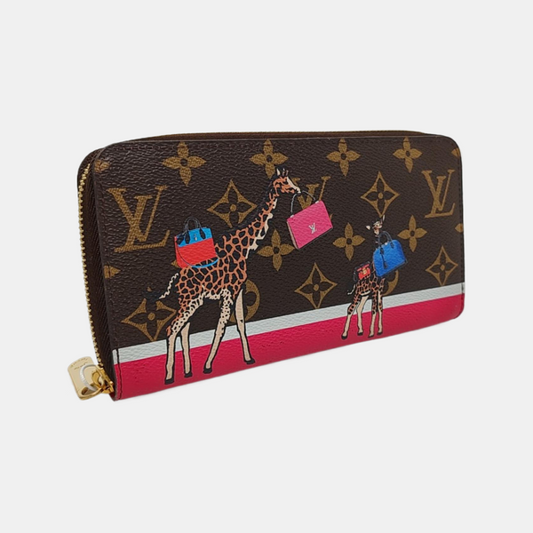 ZIPPY Monogram Coated Canvas Brown Wallet