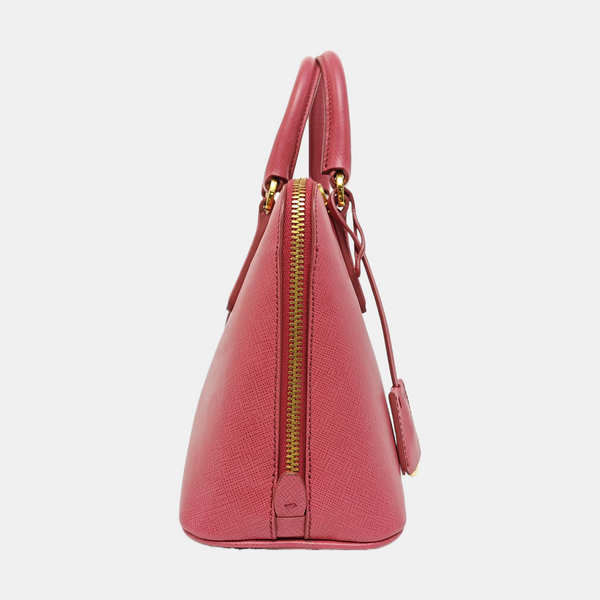 Promenade Small Saffiano Calfskin Beige
