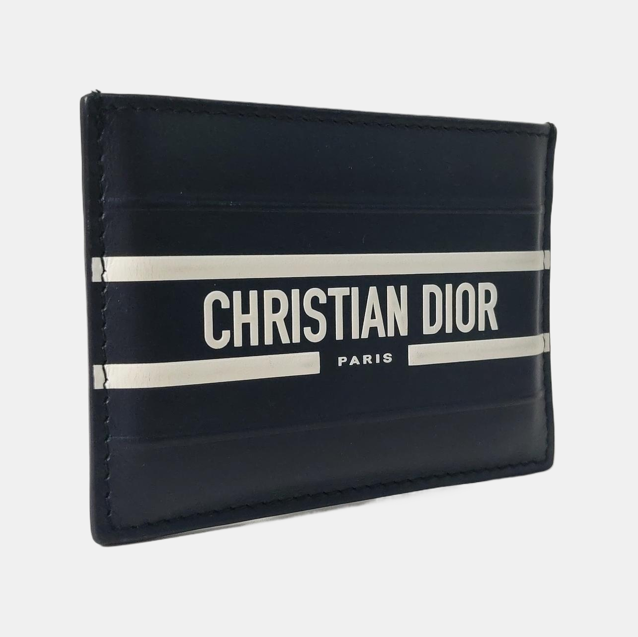Calfskin Card Holder Blue