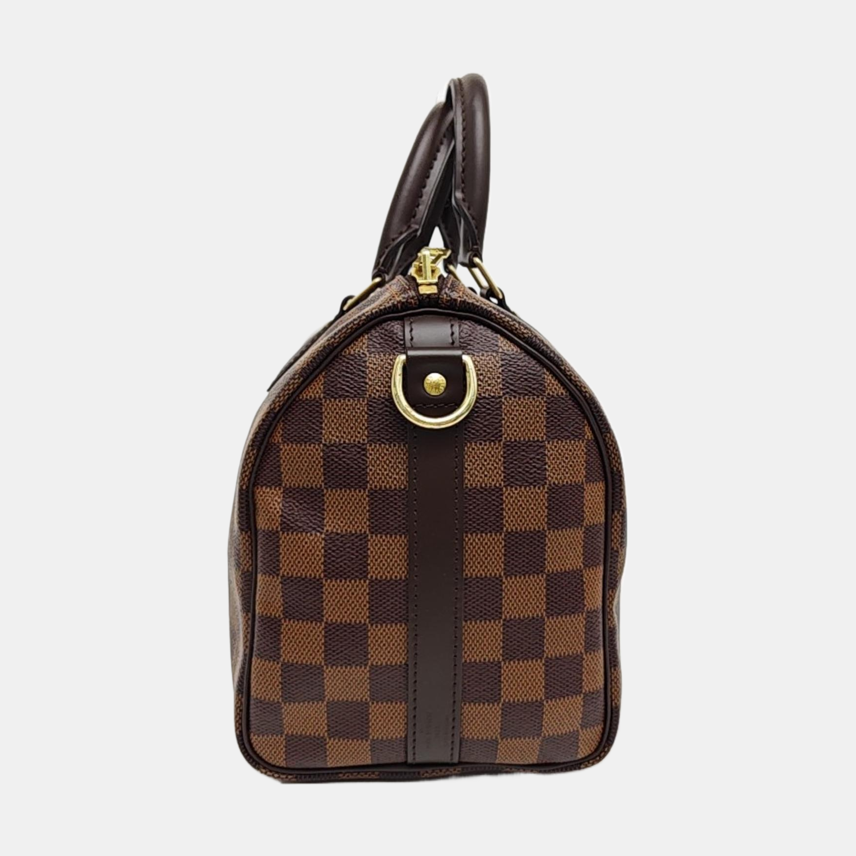 SPEEDY 25 Damier Ebene Coated Canvas Brown