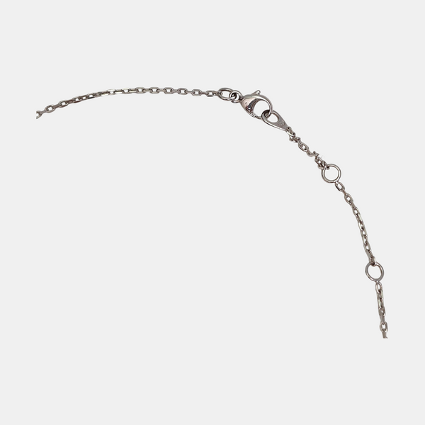 Jeux De Liens 18k White Gold Silver Necklace