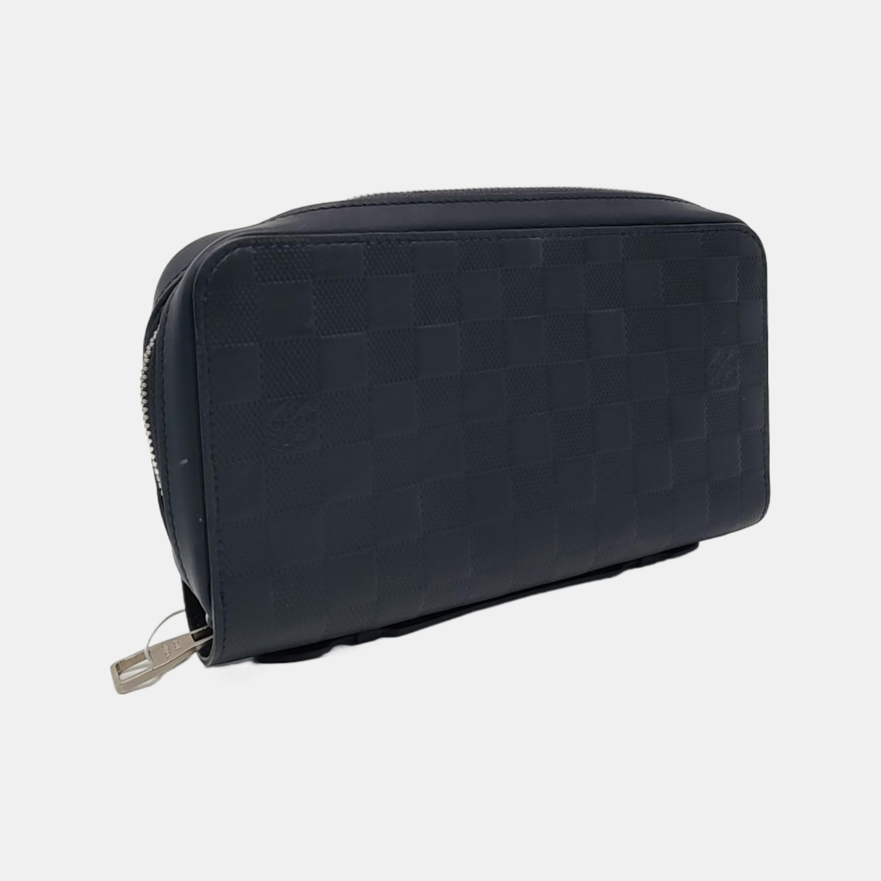 ZIPPY Damier Calfskin Blue