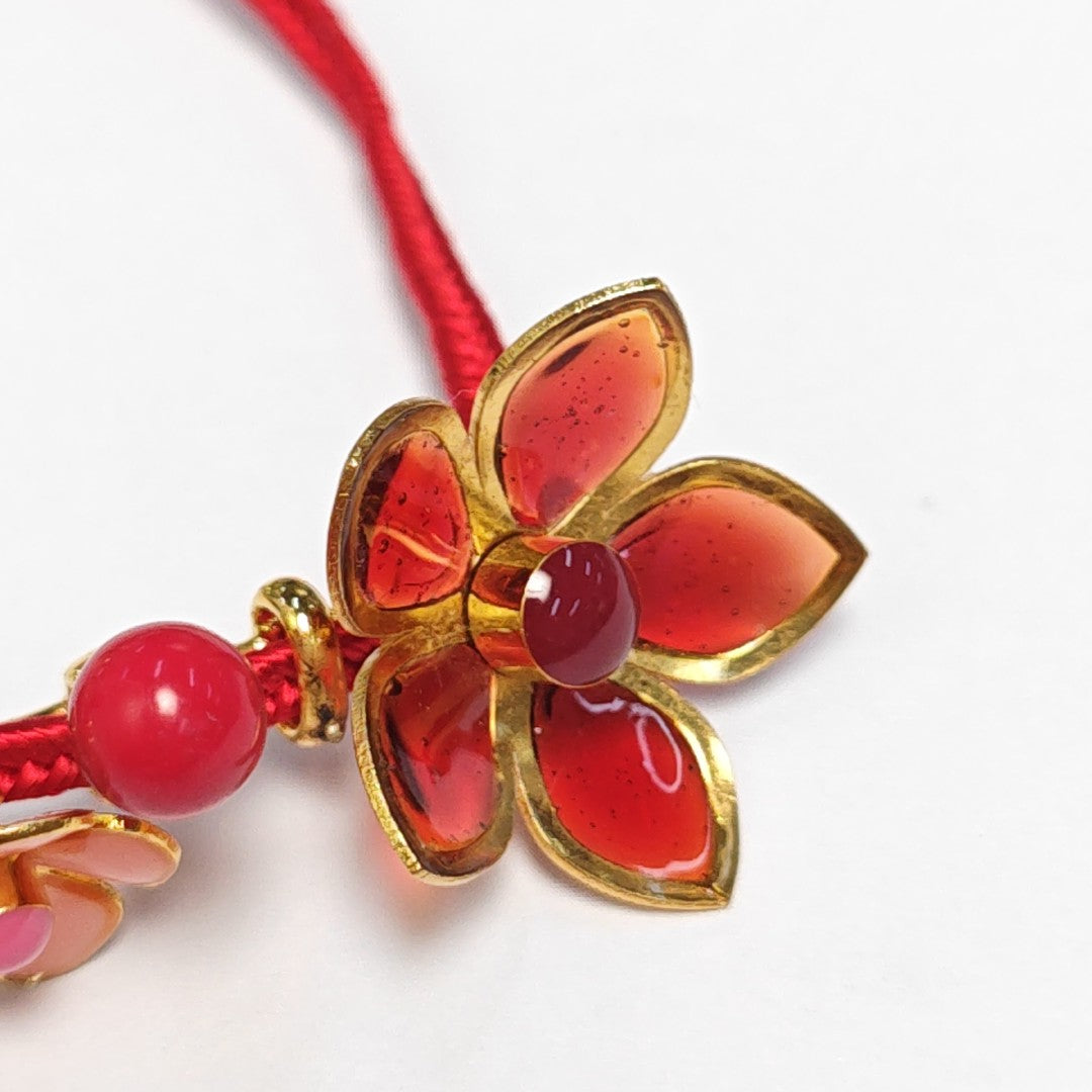 Fabric Red Bracelet