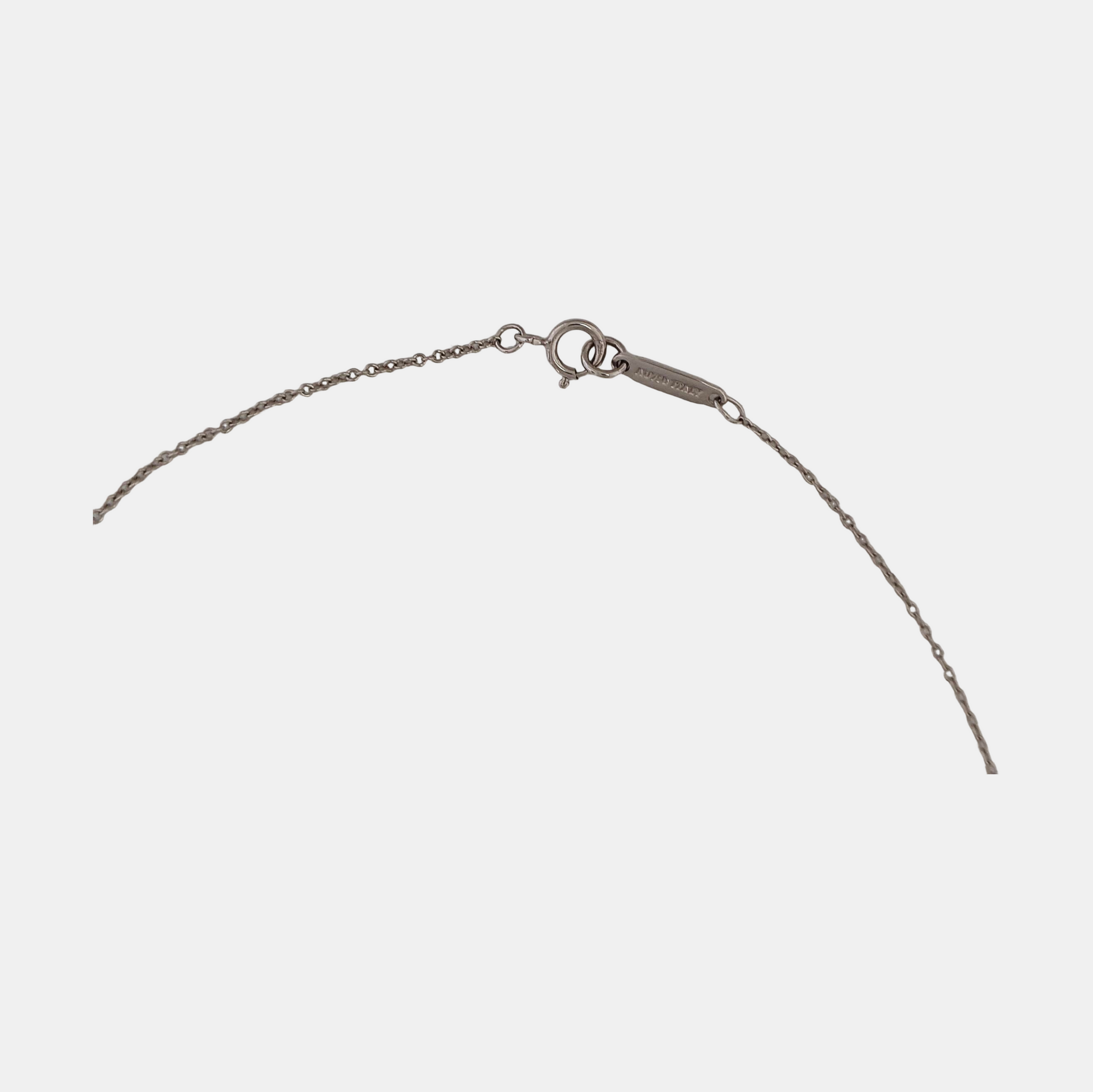 Atlas 18k White Gold Silver Necklace
