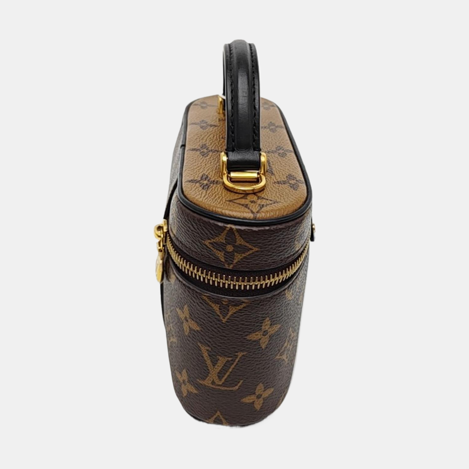 Vanity Chain Pouch Monogram Coated Canvas Brown