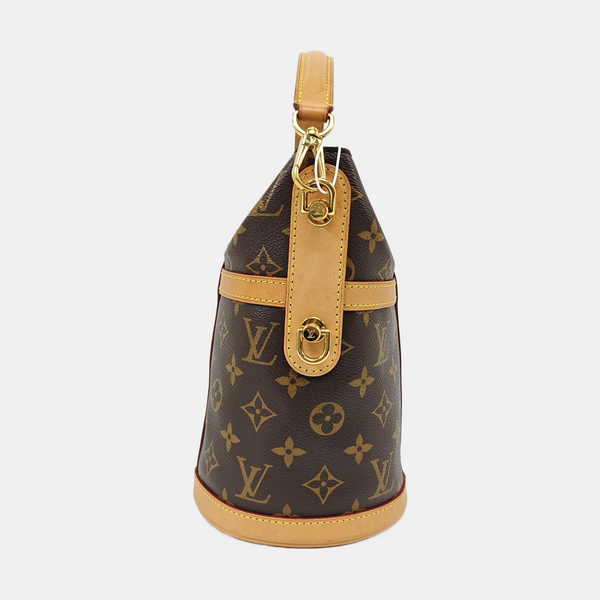 DUFFLE Monogram Coated Canvas Brown
