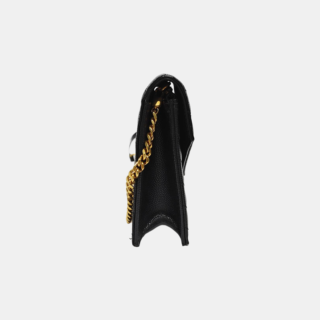 MONOGRAM WOC Chevron Calfskin Black