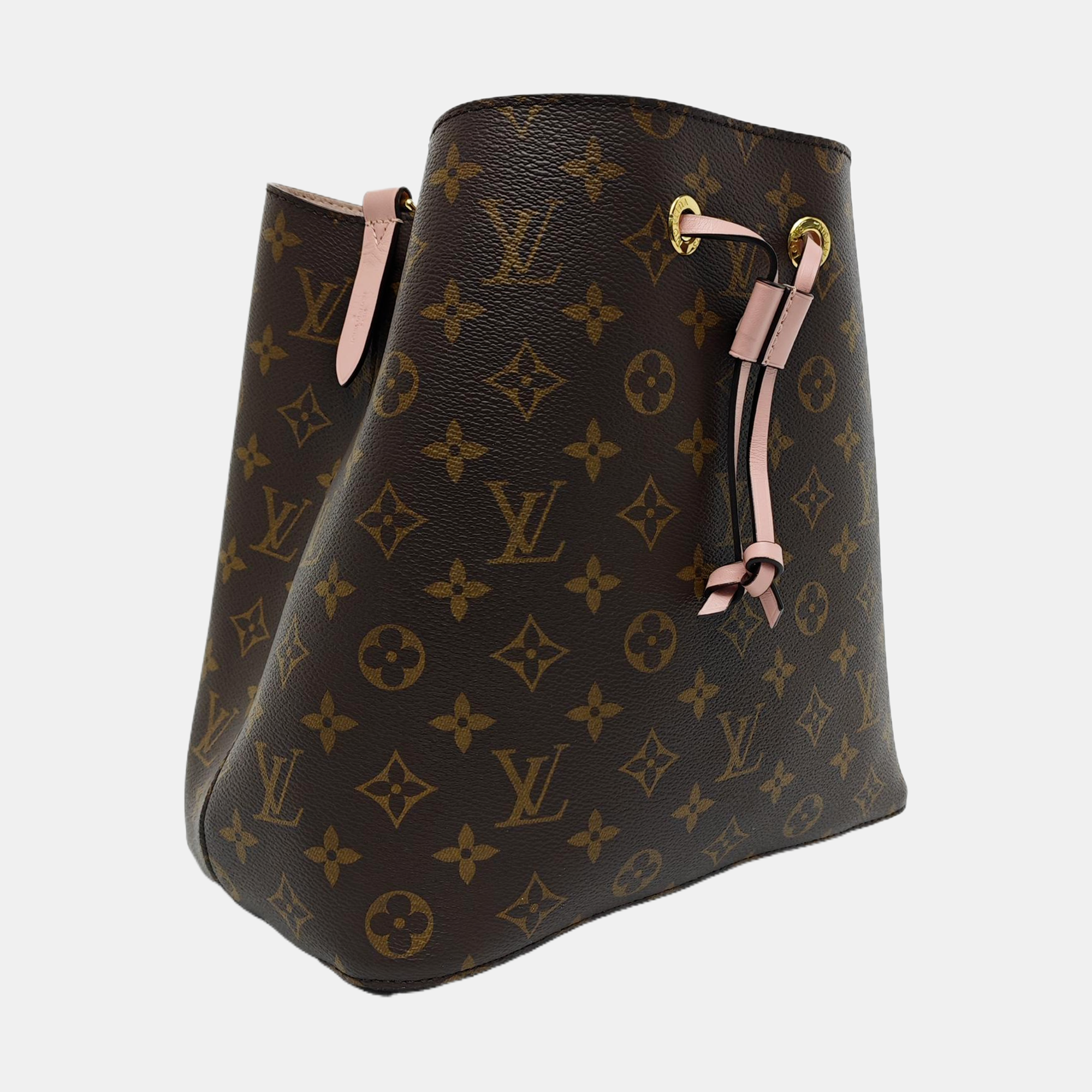 NÉONOÉ MM Monogram Coated Canvas Brown