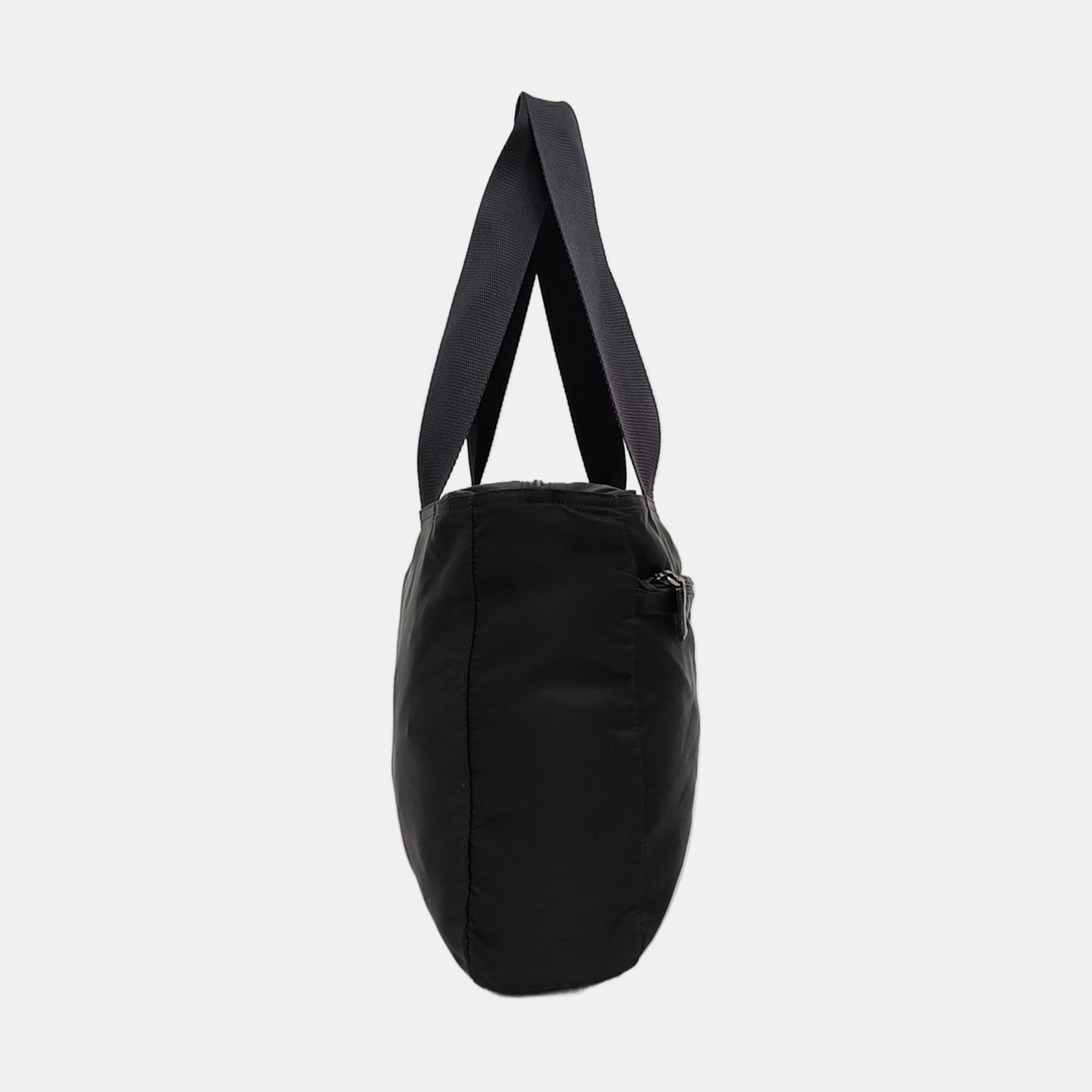 Nylon Tote Bag Black