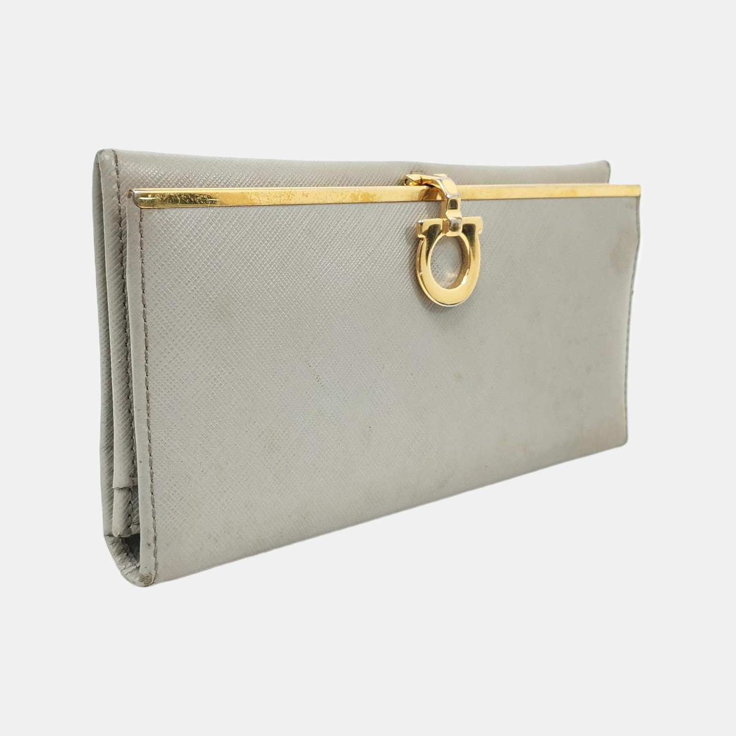 Authenticated pre-owned  Gancini Calfskin Blue Wallet - Wallet at Looply