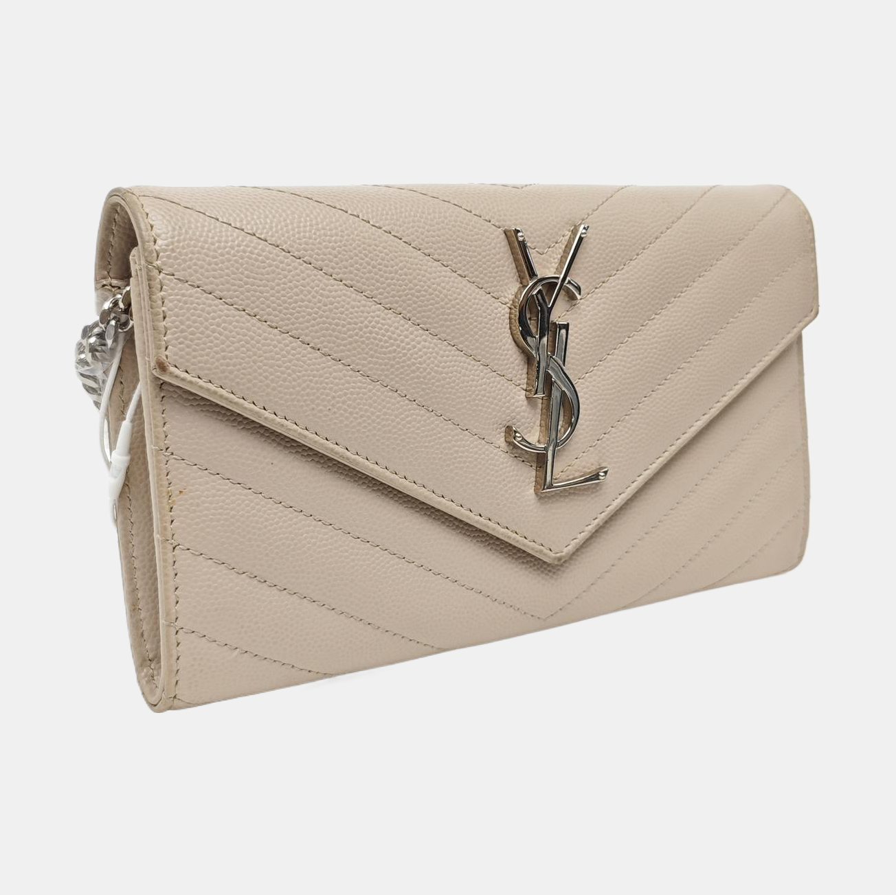 MONOGRAM Chevron Calfskin Pink