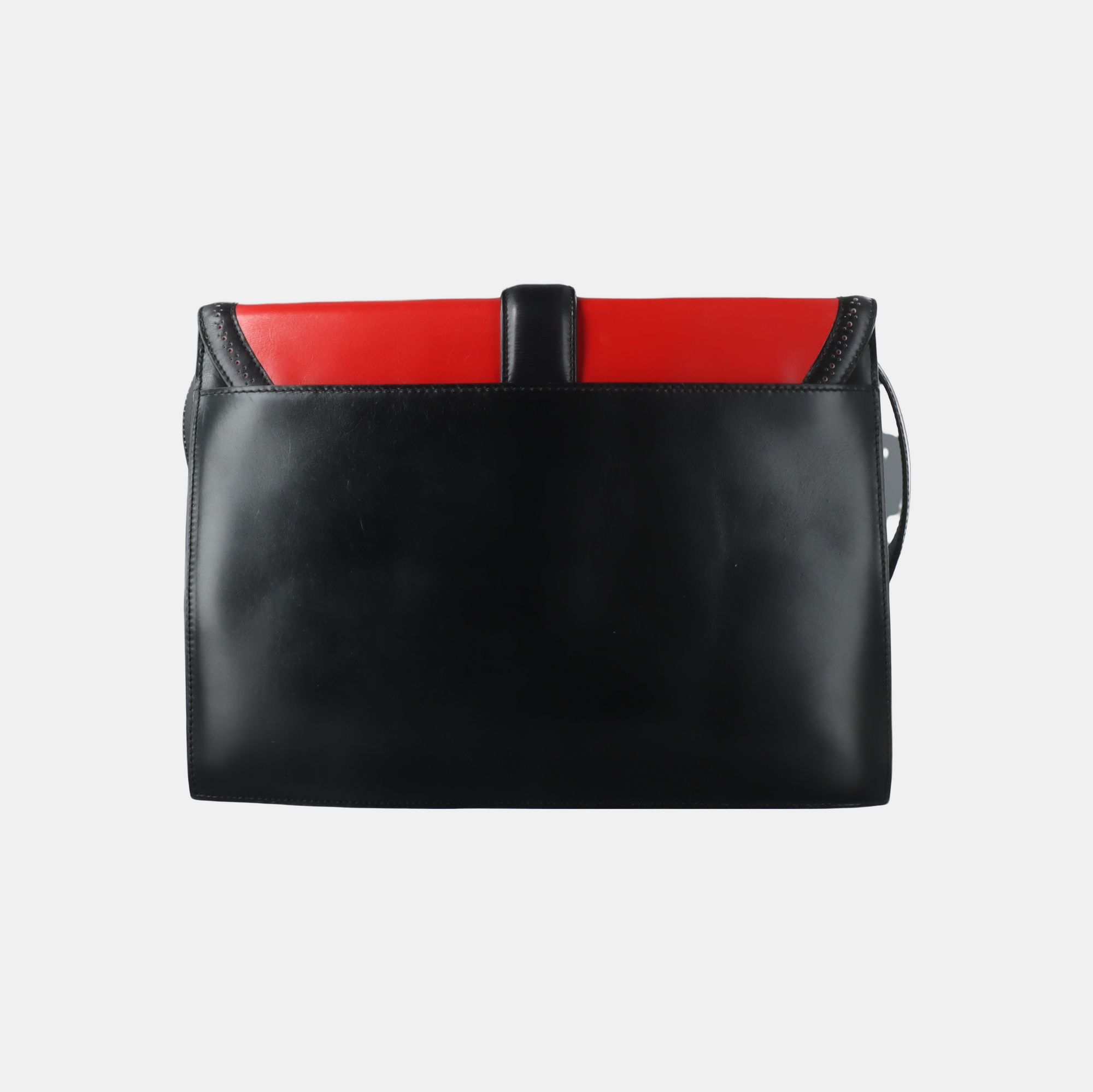 Leather Shoulder Bag Black