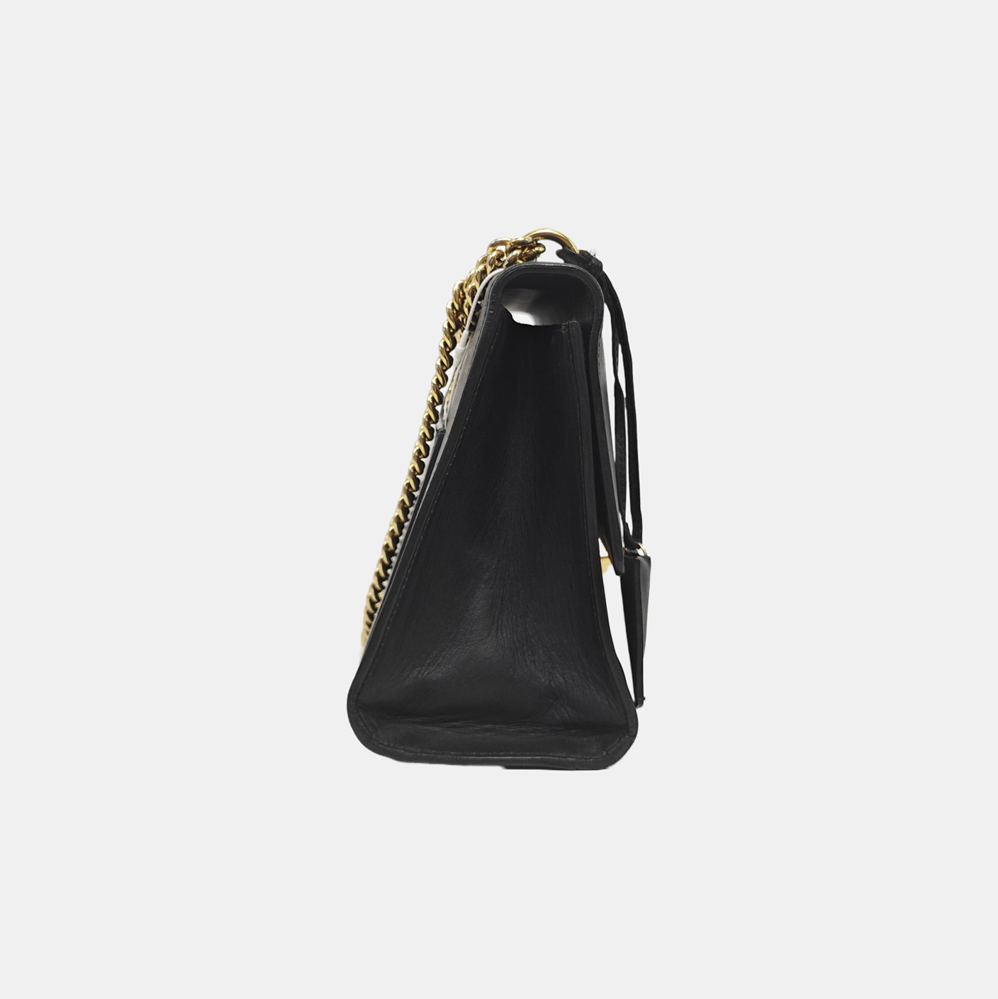 Padlock Medium Calfskin Black