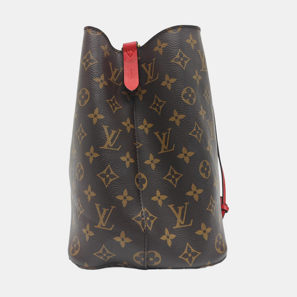 NÉONOÉ MM Monogram Coated Canvas Brown