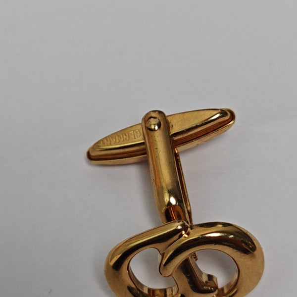 Gemelos de metal dorados
