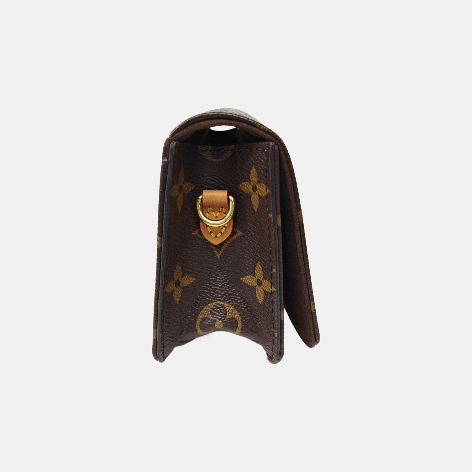 Lily Monogram Coated Canvas Brown