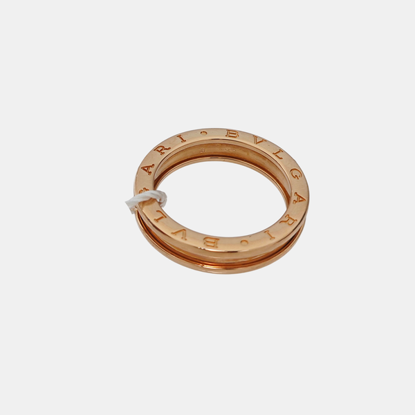 B.ZERO1 18k Rose Gold Ring EU 61