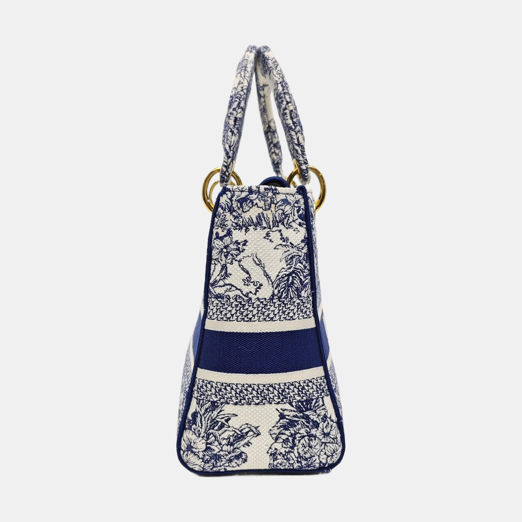Lady D-Lite Medium Canvas Blue