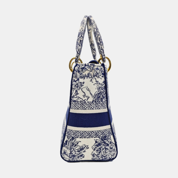 Lady D-Lite Medium Canvas Blue
