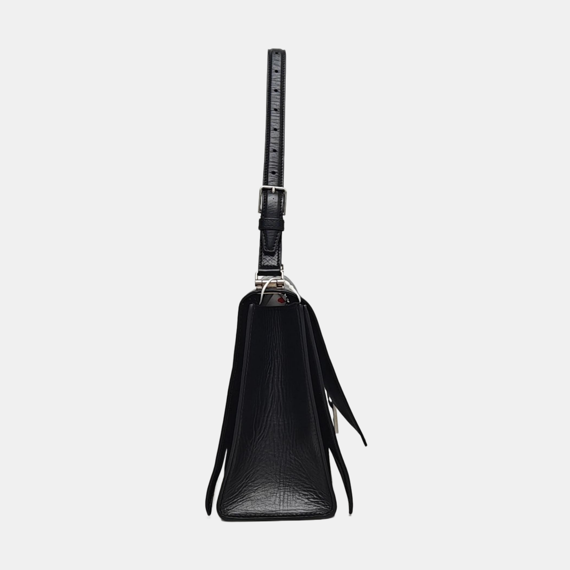 Crush Medium Calfskin Black