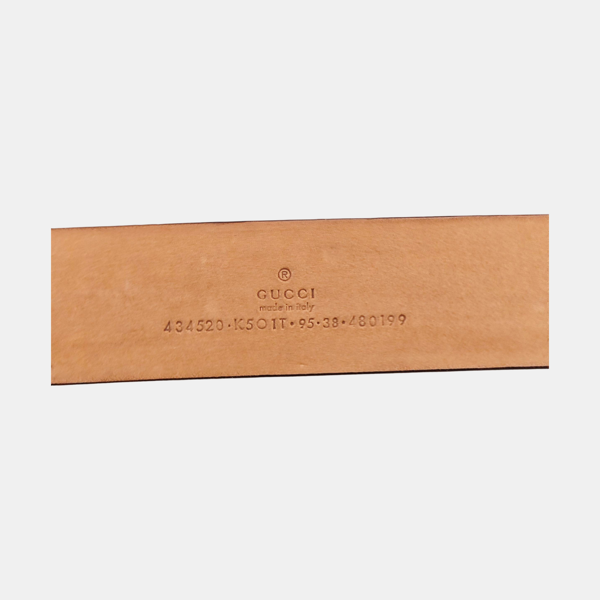 Leather Belt Beige