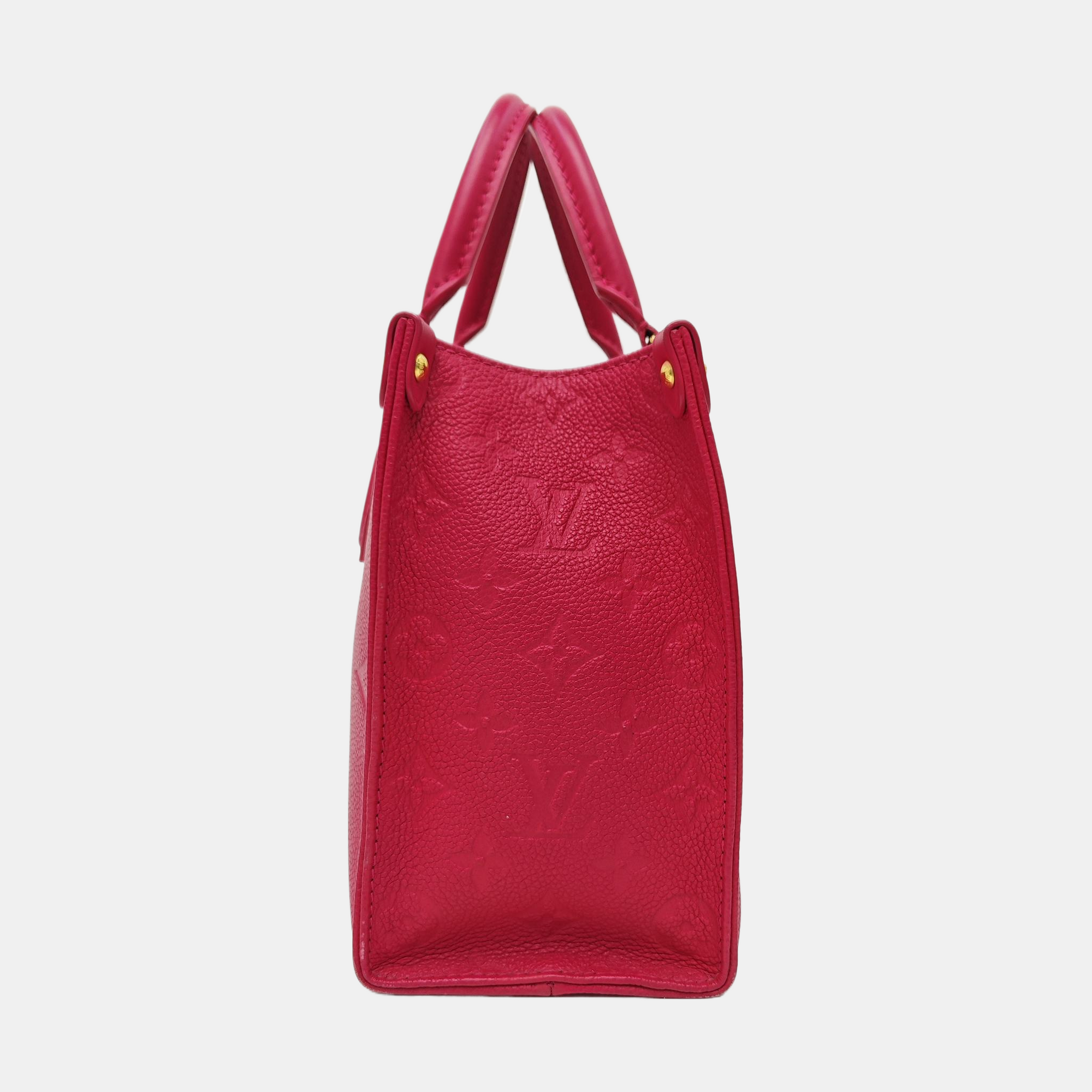 ONTHEGO PM Monogram Calfskin Red