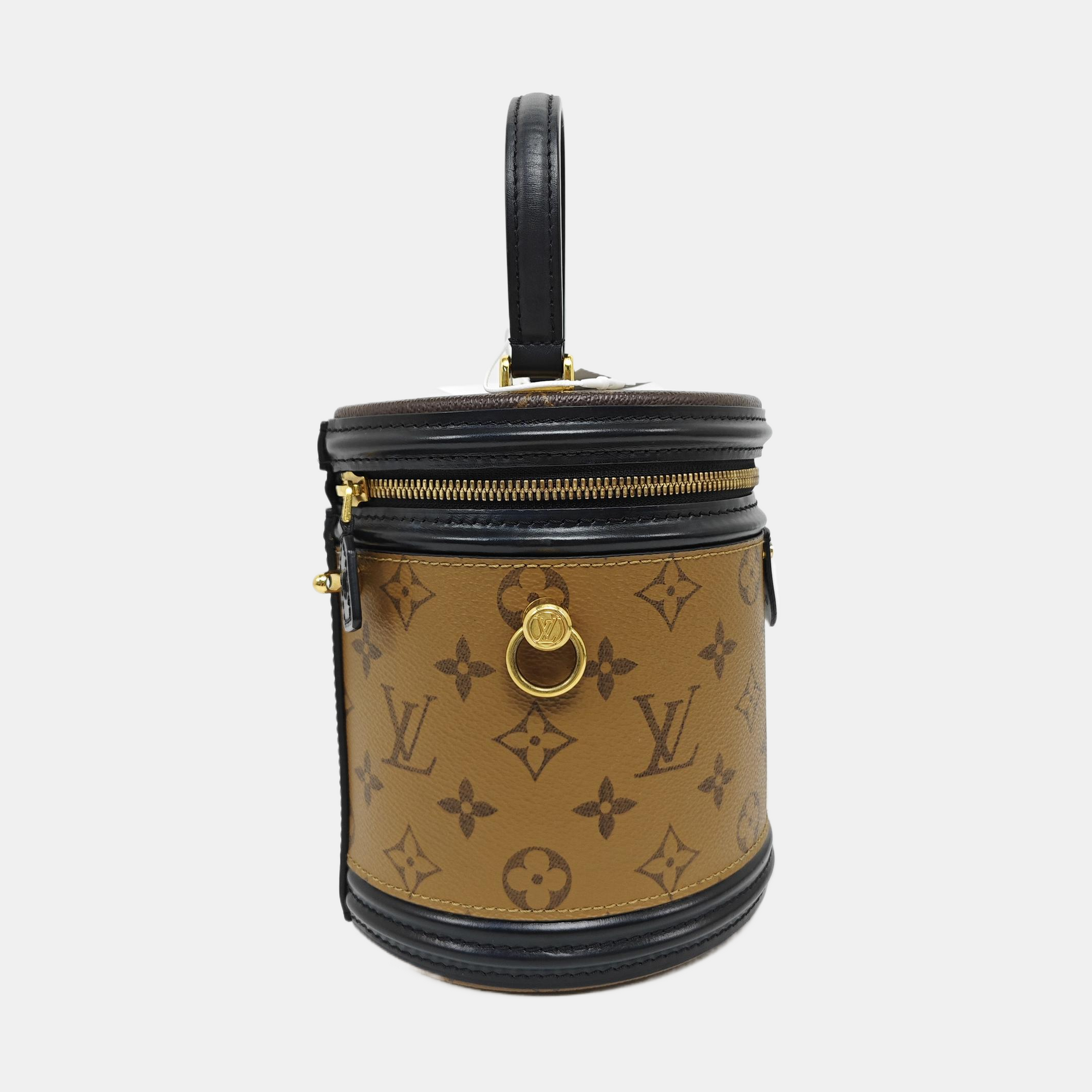 CANNES PM Monogram Coated Canvas Brown