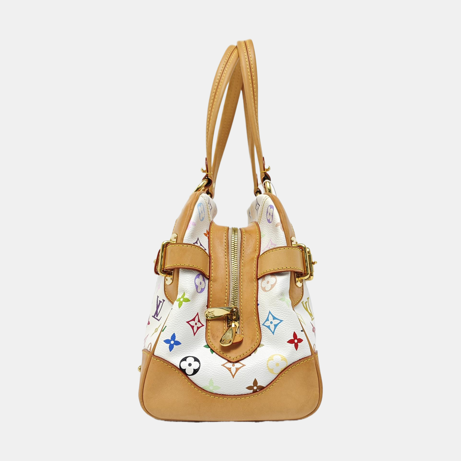 LV × TM CLAUDIA Monogram Coated Canvas White