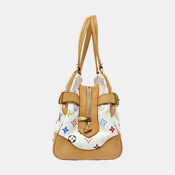LV × TM CLAUDIA Monogram Coated Canvas White