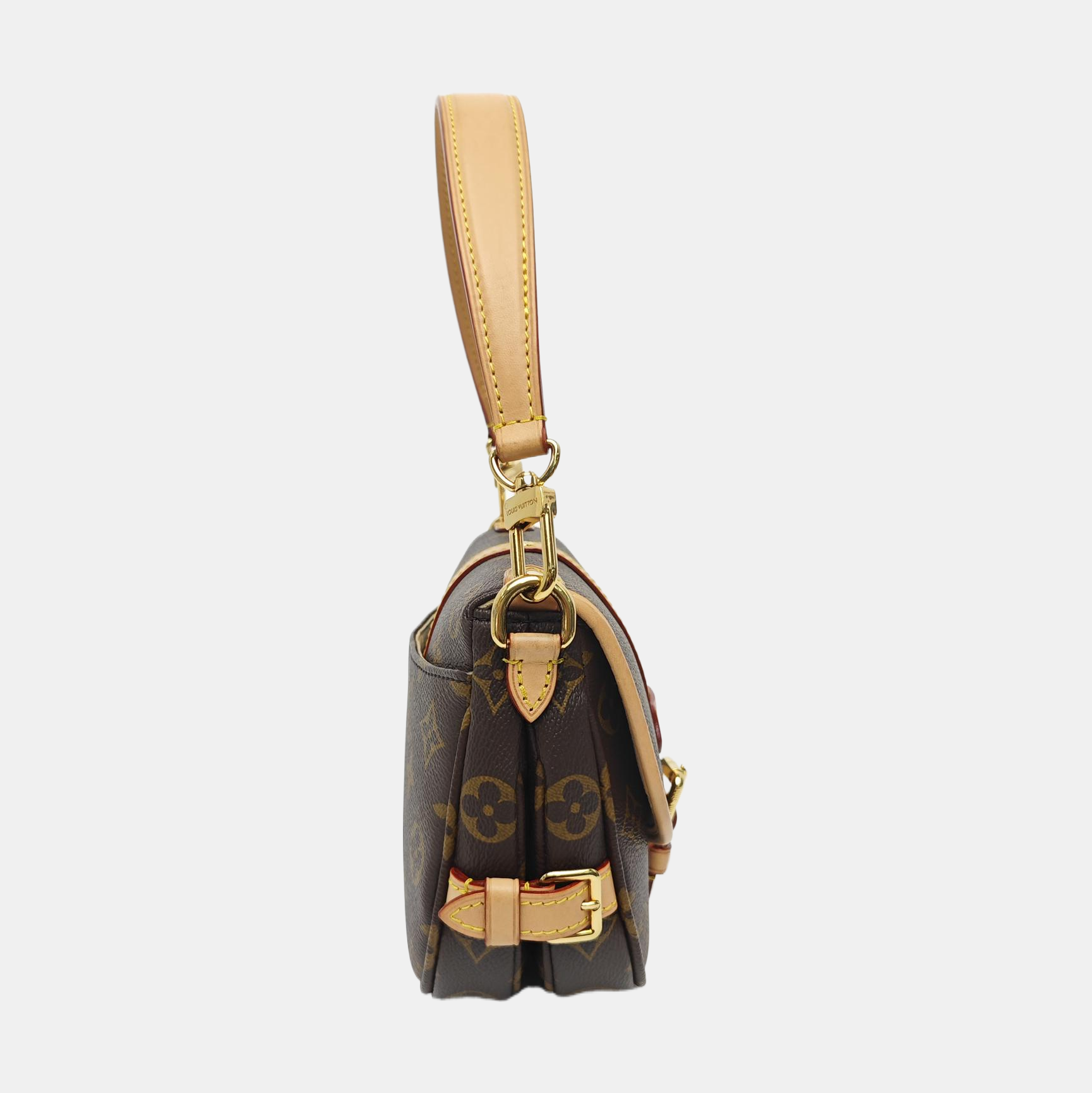 SAUMUR BB Monogram Coated Canvas Brown
